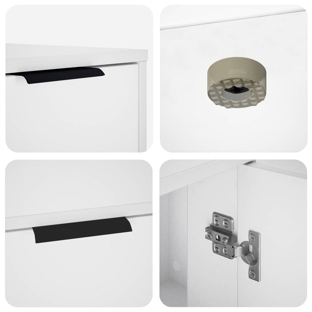 vidaXL Meble dla kota Biały 100 x 49 x 45 cm Drewno inżynieryjne