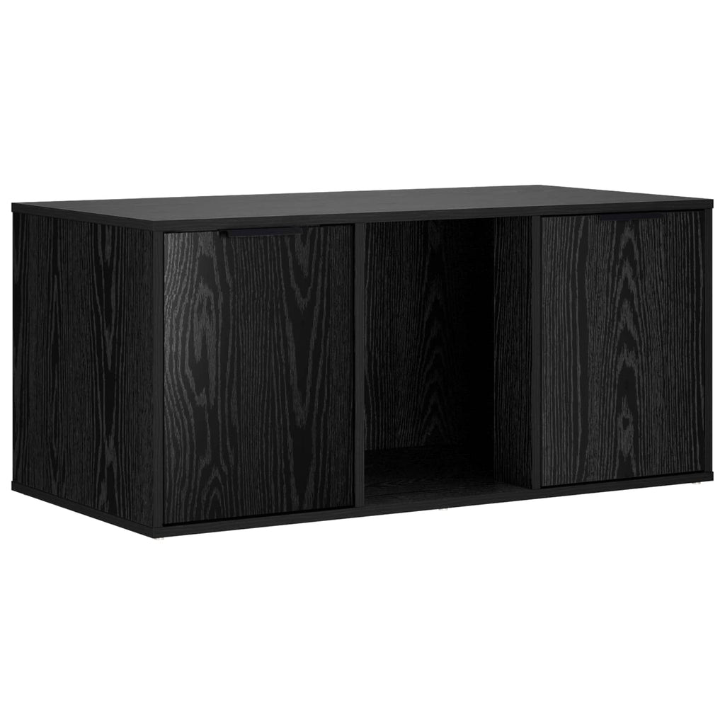 vidaXL Meble dla kota Czarny dąb 100 x 49 x 45 cm Drewno inżynieryjne