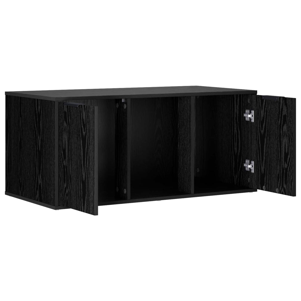 vidaXL Meble dla kota Czarny dąb 100 x 49 x 45 cm Drewno inżynieryjne