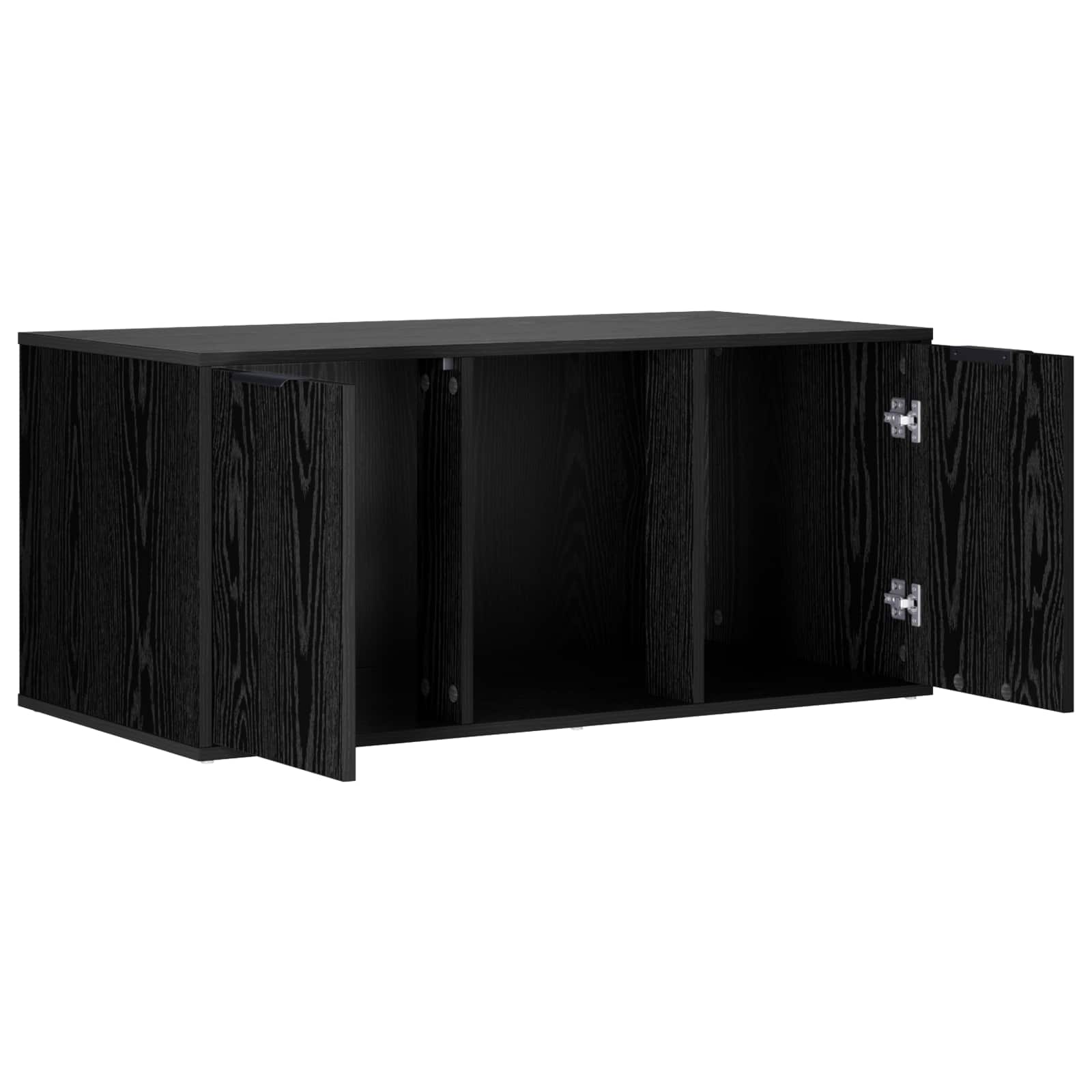 vidaXL Meble dla kota Czarny dąb 100 x 49 x 45 cm Drewno inżynieryjne