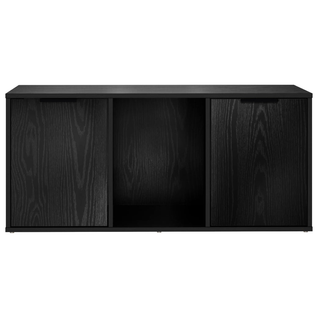 vidaXL Meble dla kota Czarny dąb 100 x 49 x 45 cm Drewno inżynieryjne