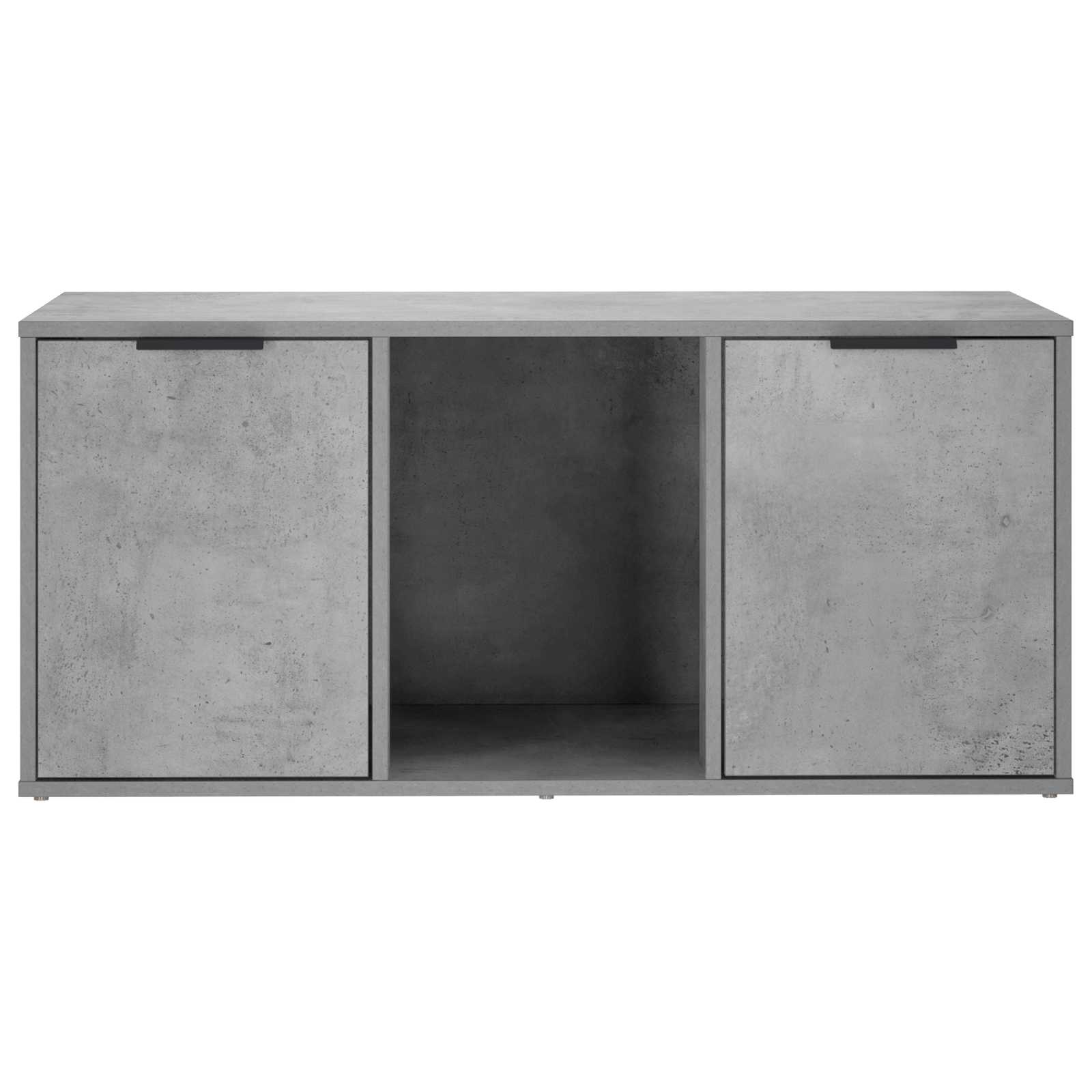 vidaXL Meble dla kota Betonowy szary 100 x 49 x 45 cm