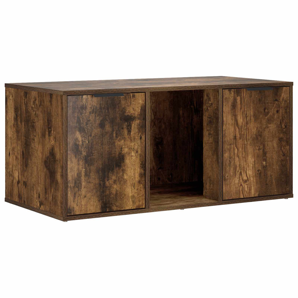 vidaXL Meble dla kota Dąb wędzony 100 x 49 x 45 cm Drewno inżynieryjne