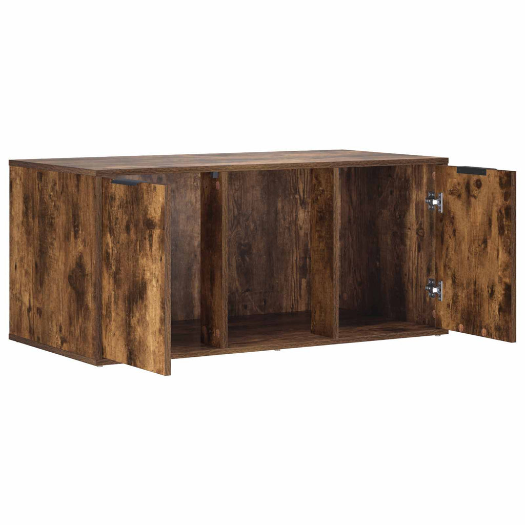 vidaXL Meble dla kota Dąb wędzony 100 x 49 x 45 cm Drewno inżynieryjne