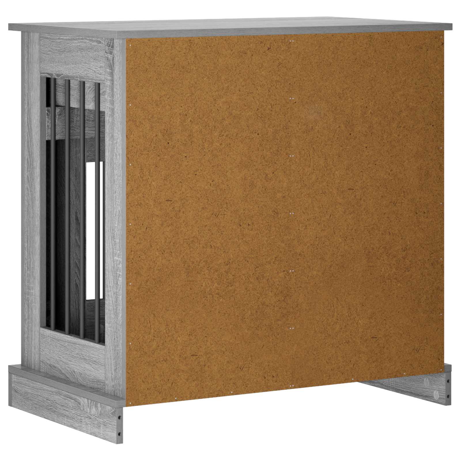 vidaXL Meble na klatkę dla psa Szary Sonoma 80 x 47,5 x 80 cm