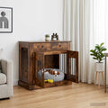 vidaXL Meble na klatkę dla psa Dąb wędzony 90 x 47,5 x 80 cm