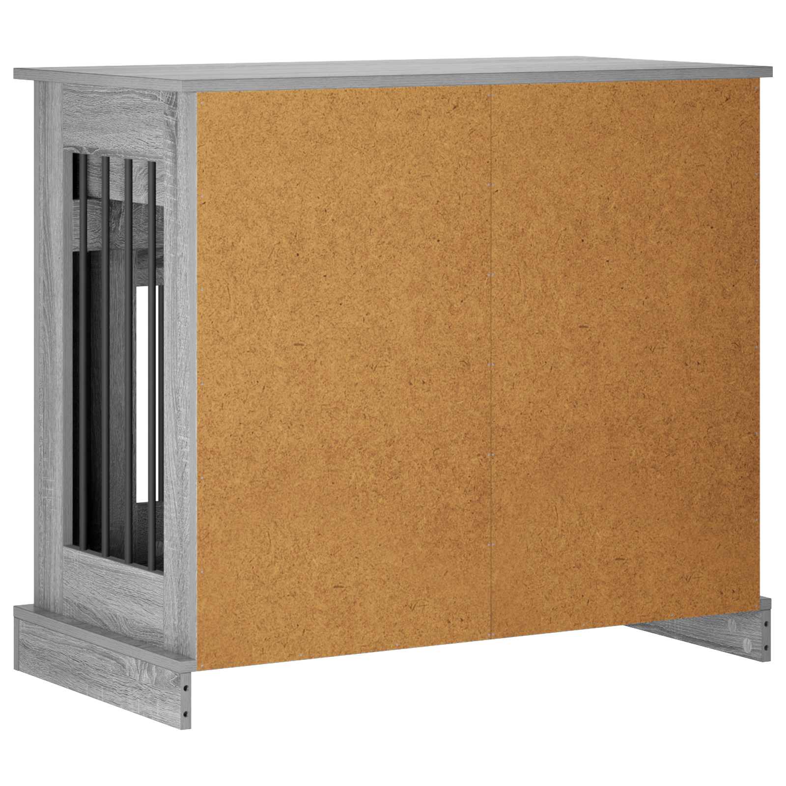 vidaXL Meble na klatkę dla psa Szary Sonoma 90 x 47,5 x 80 cm