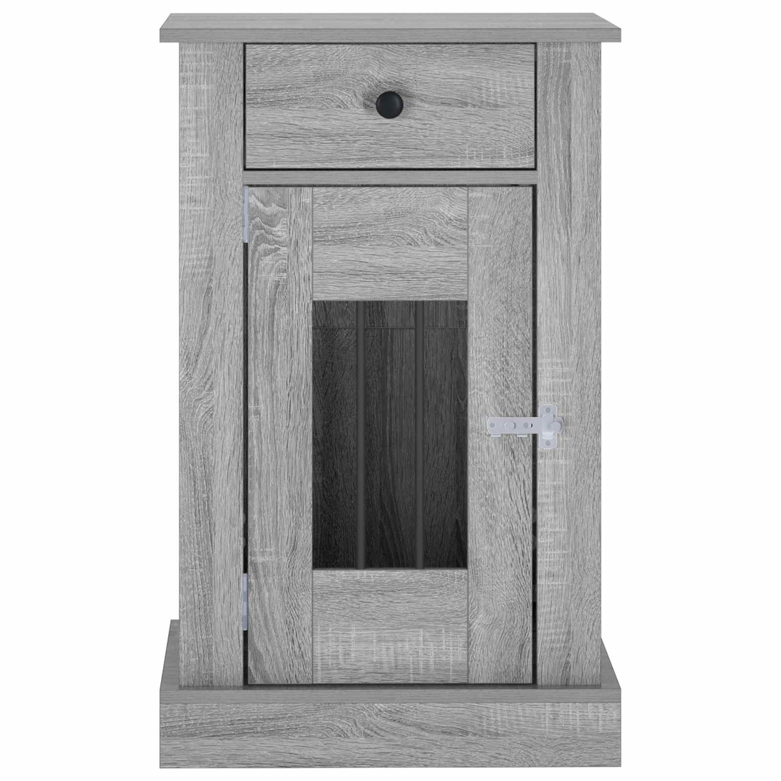vidaXL Meble na klatkę dla psa Szary Sonoma 50 x 47,5 x 80 cm
