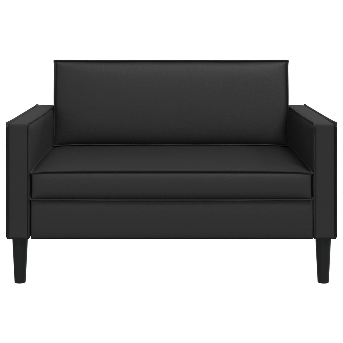 vidaXL Fotel XXL Czarny Ekoskóra