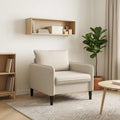 vidaXL Fotel XL Owies Welur