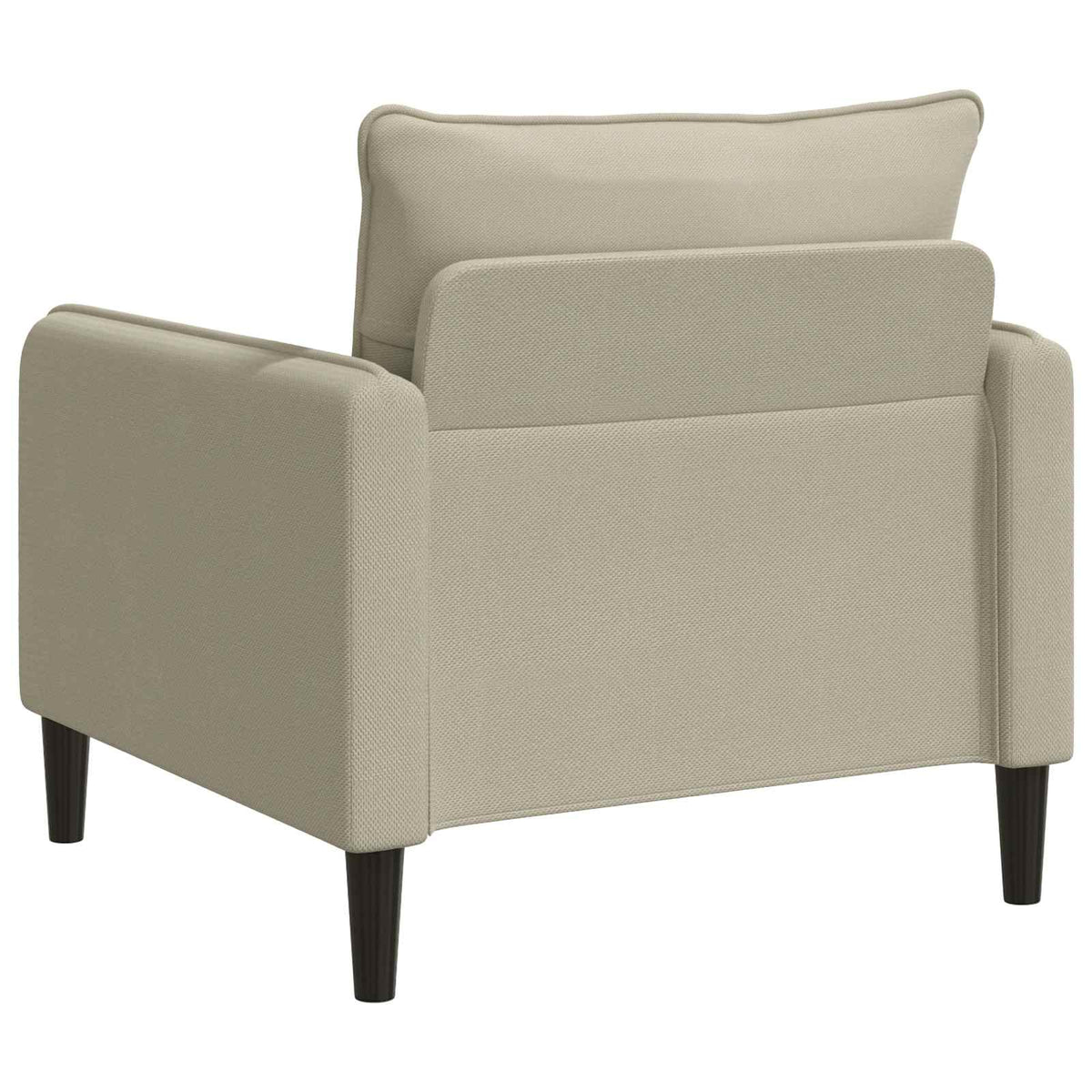 vidaXL Fotel XL piaskowy Welur