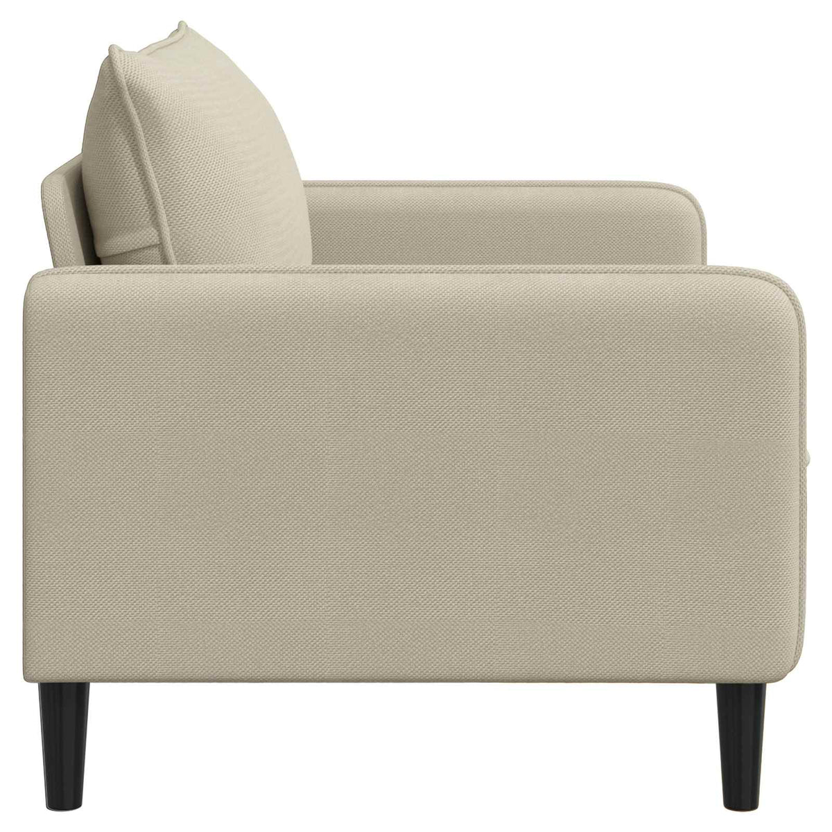 vidaXL Fotel XL piaskowy Welur