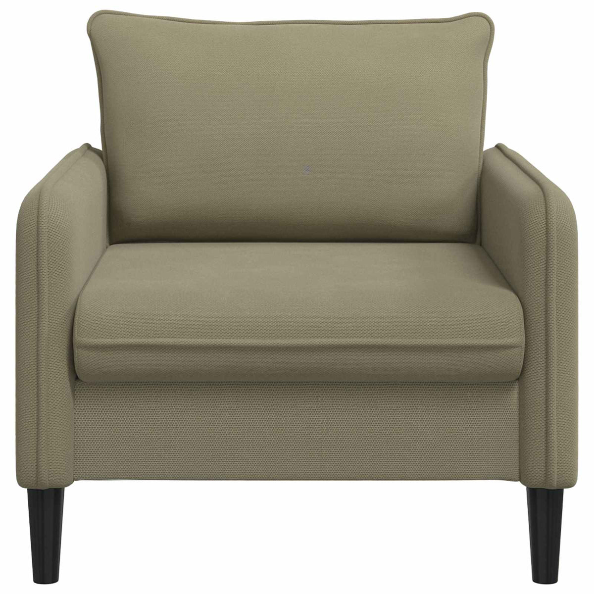vidaXL Fotel XL Khaki Welur