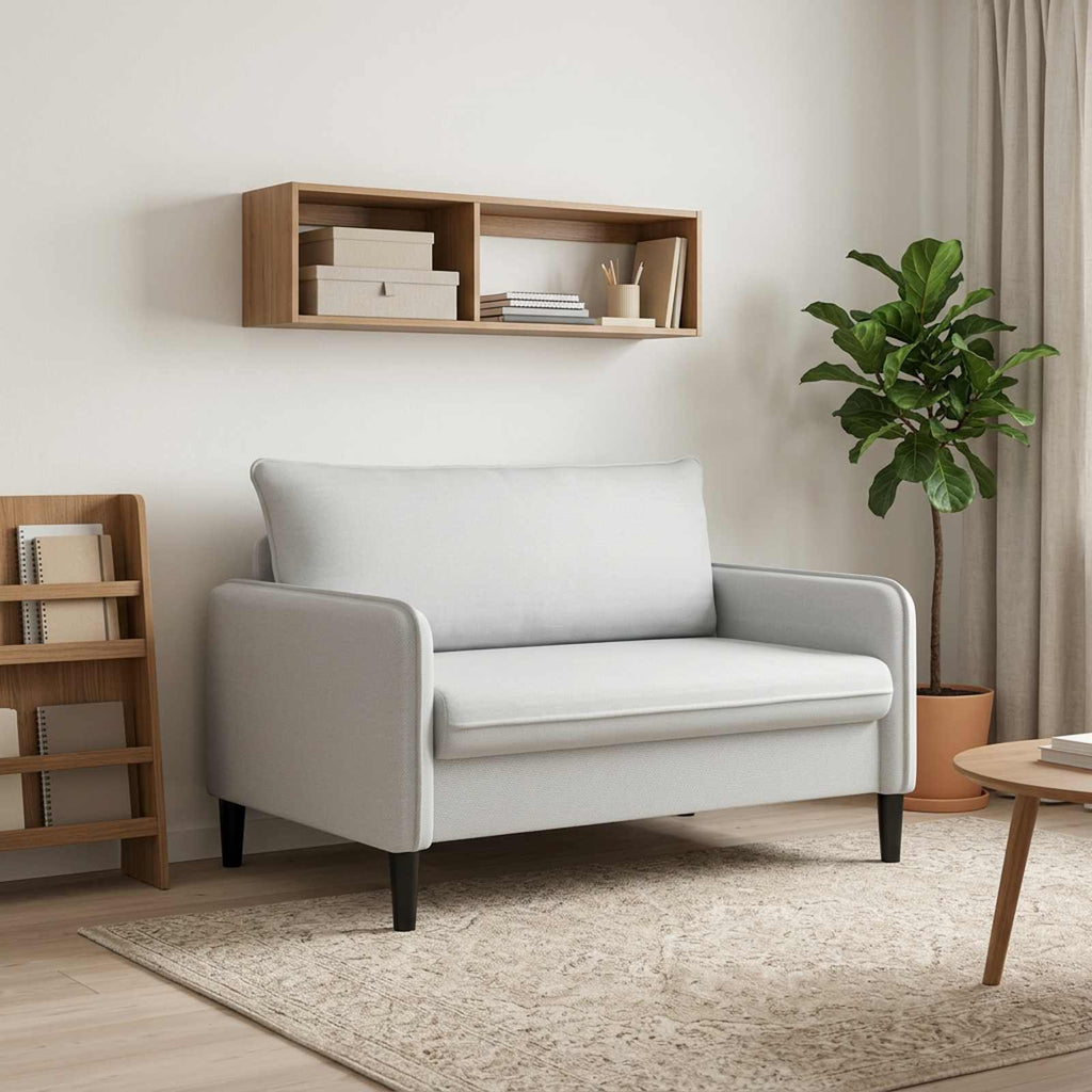 vidaXL Fotel XL jasnoszary Welur