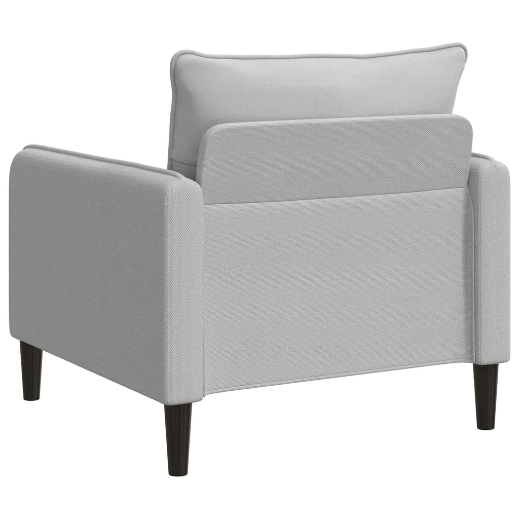 vidaXL Fotel XL jasnoszary Welur