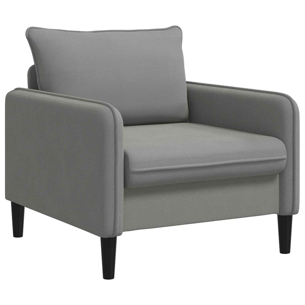 vidaXL Fotel XL ciemnoszary Welur