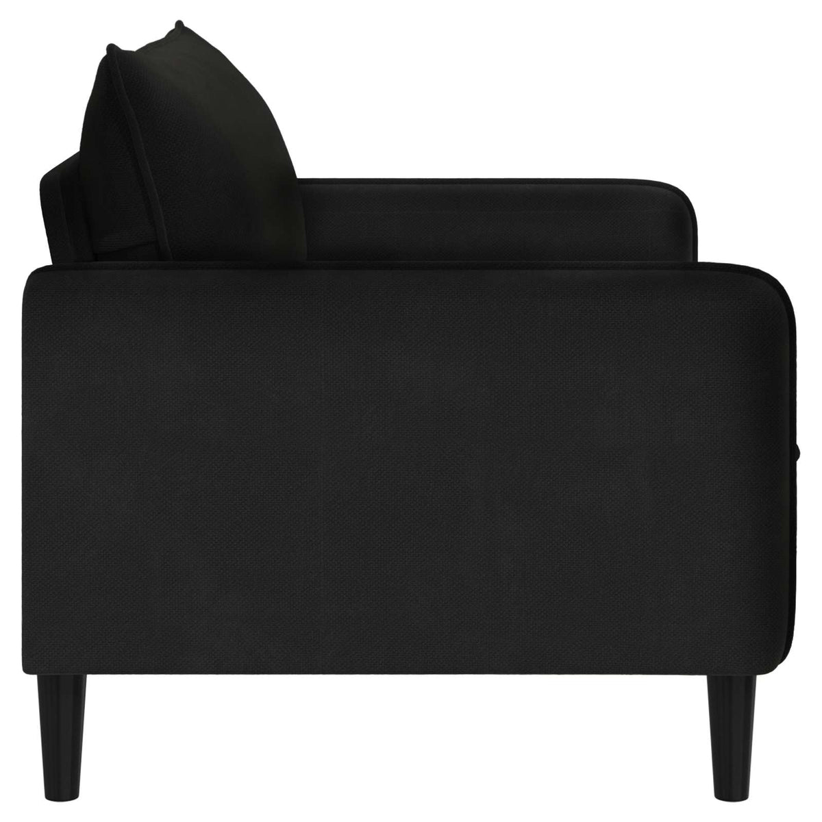 vidaXL Fotel XL Czarny Welur