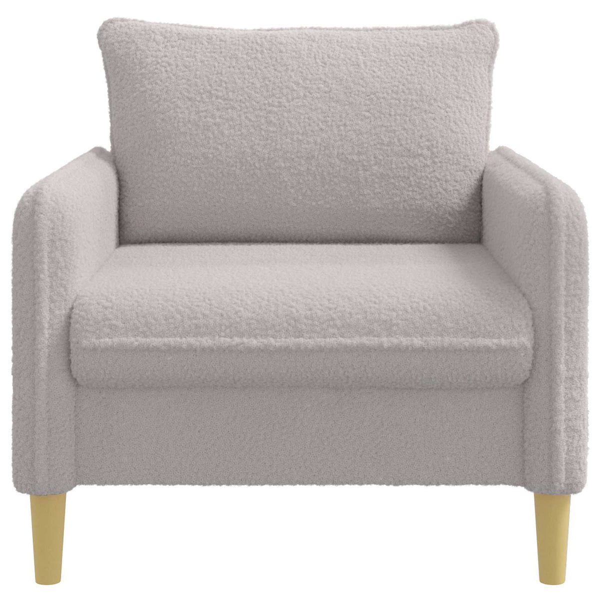 vidaXL Fotel XL jasnoszary Bouclé