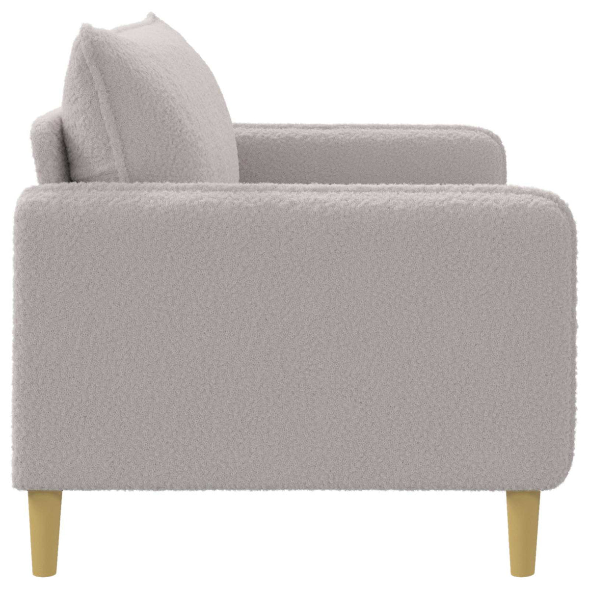 vidaXL Fotel XL jasnoszary Bouclé