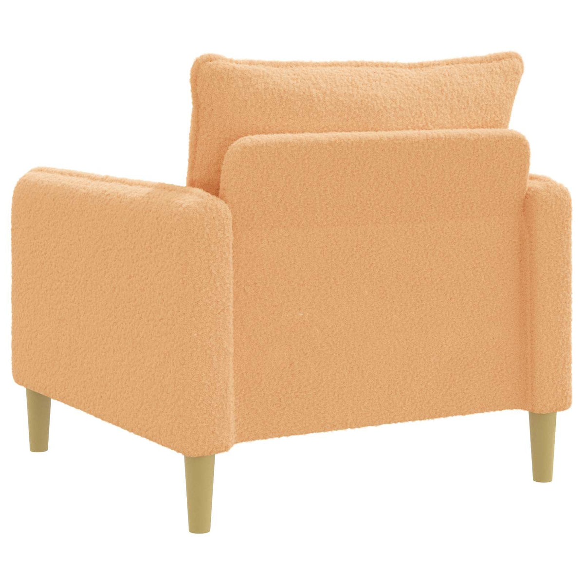 vidaXL Fotel XL Beżowy Bouclé