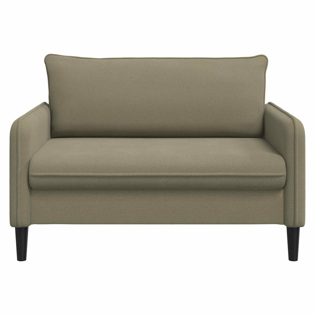 vidaXL Fotel XXL Khaki Welur