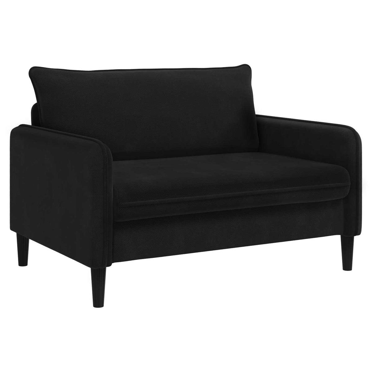 vidaXL Fotel XXL Czarny Welur
