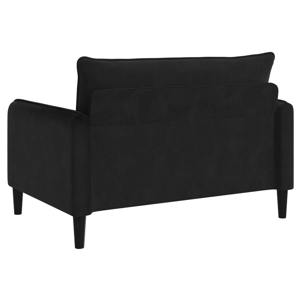 vidaXL Fotel XXL Czarny Welur