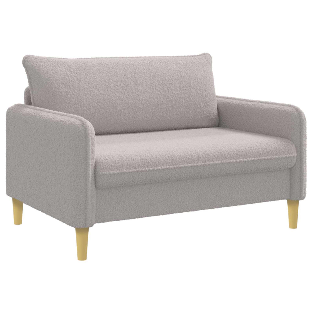 vidaXL Fotel XXL jasnoszary Bouclé