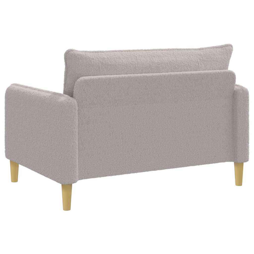 vidaXL Fotel XXL jasnoszary Bouclé