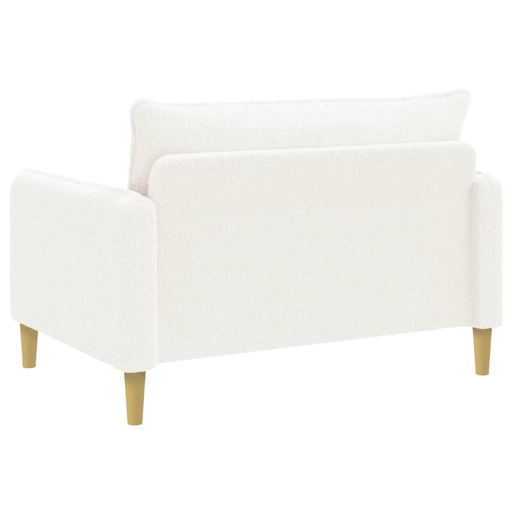 vidaXL Fotel XXL kremowy Bouclé