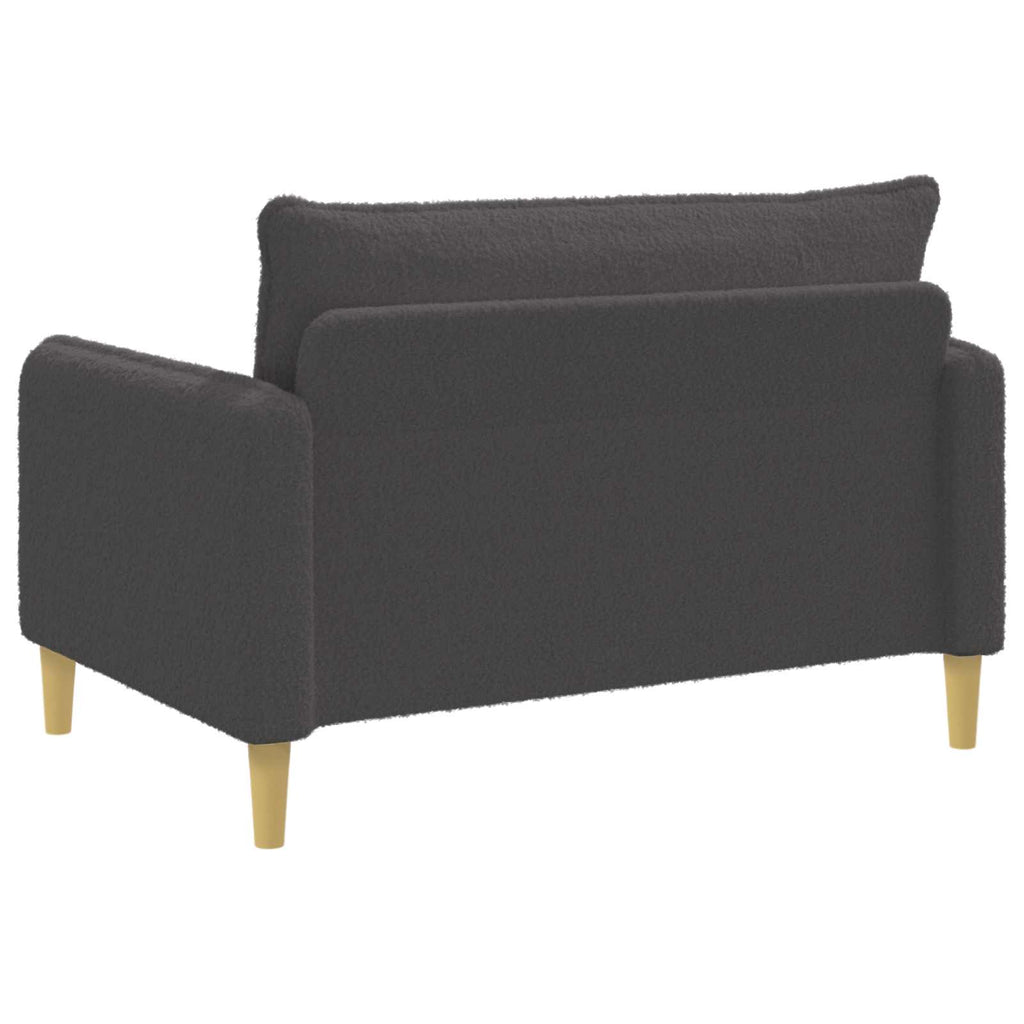vidaXL Fotel XXL ciemnoszary Bouclé