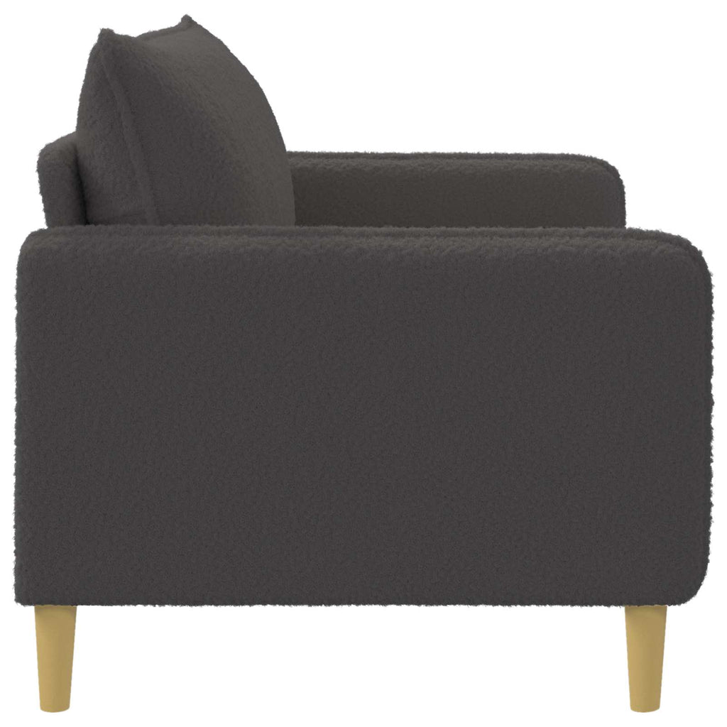 vidaXL Fotel XXL ciemnoszary Bouclé