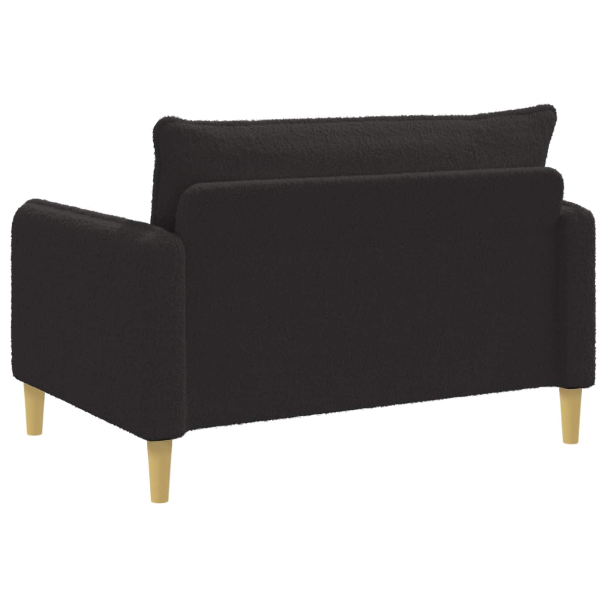 vidaXL Fotel XXL Czarny Bouclé