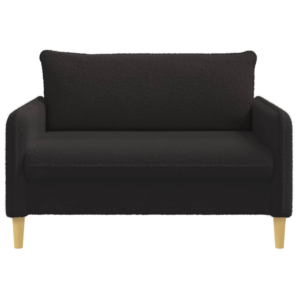 vidaXL Fotel XXL Czarny Bouclé