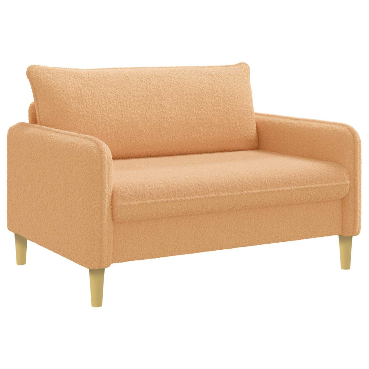 vidaXL Fotel XXL Beżowy Bouclé