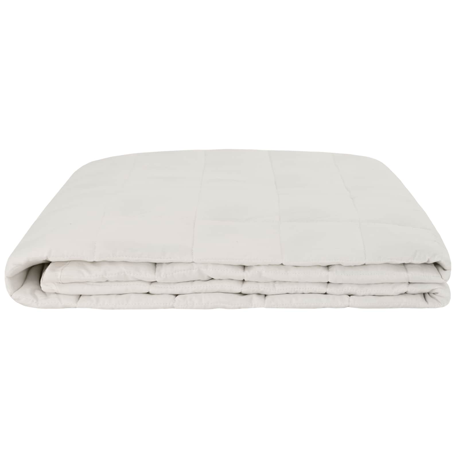 vidaXL Kołdra obciążeniowa Biały 200 x 200 cm 9 kg 100% Bawełna 205T