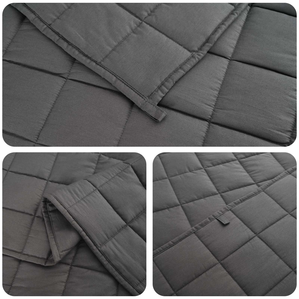 vidaXL Kołdra obciążeniowa antracytowy 220 x 235 cm 11 kg