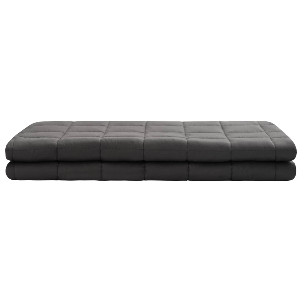 vidaXL Kołdra obciążeniowa antracytowy 220 x 235 cm 11 kg