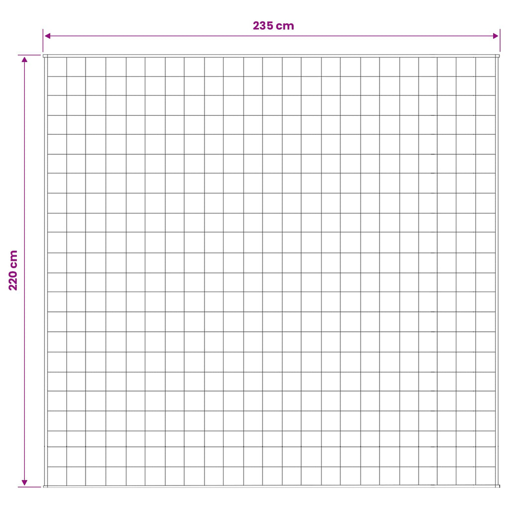 vidaXL Kołdra obciążeniowa antracytowy 220 x 235 cm 11 kg