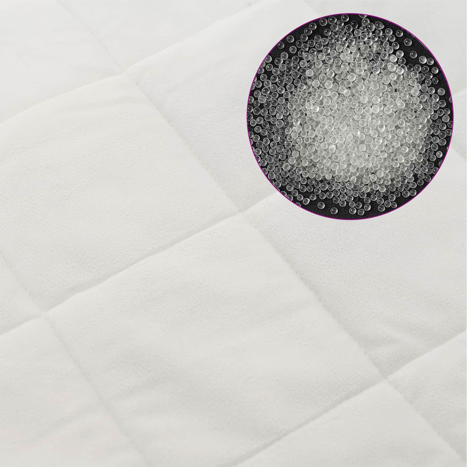 vidaXL Kołdra obciążeniowa Biały 120 x 180 cm 5 kg 100% Bawełna 205T