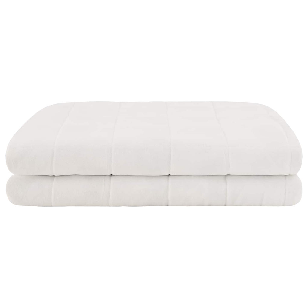 vidaXL Kołdra obciążeniowa Biały 120 x 180 cm 5 kg 100% Bawełna 205T