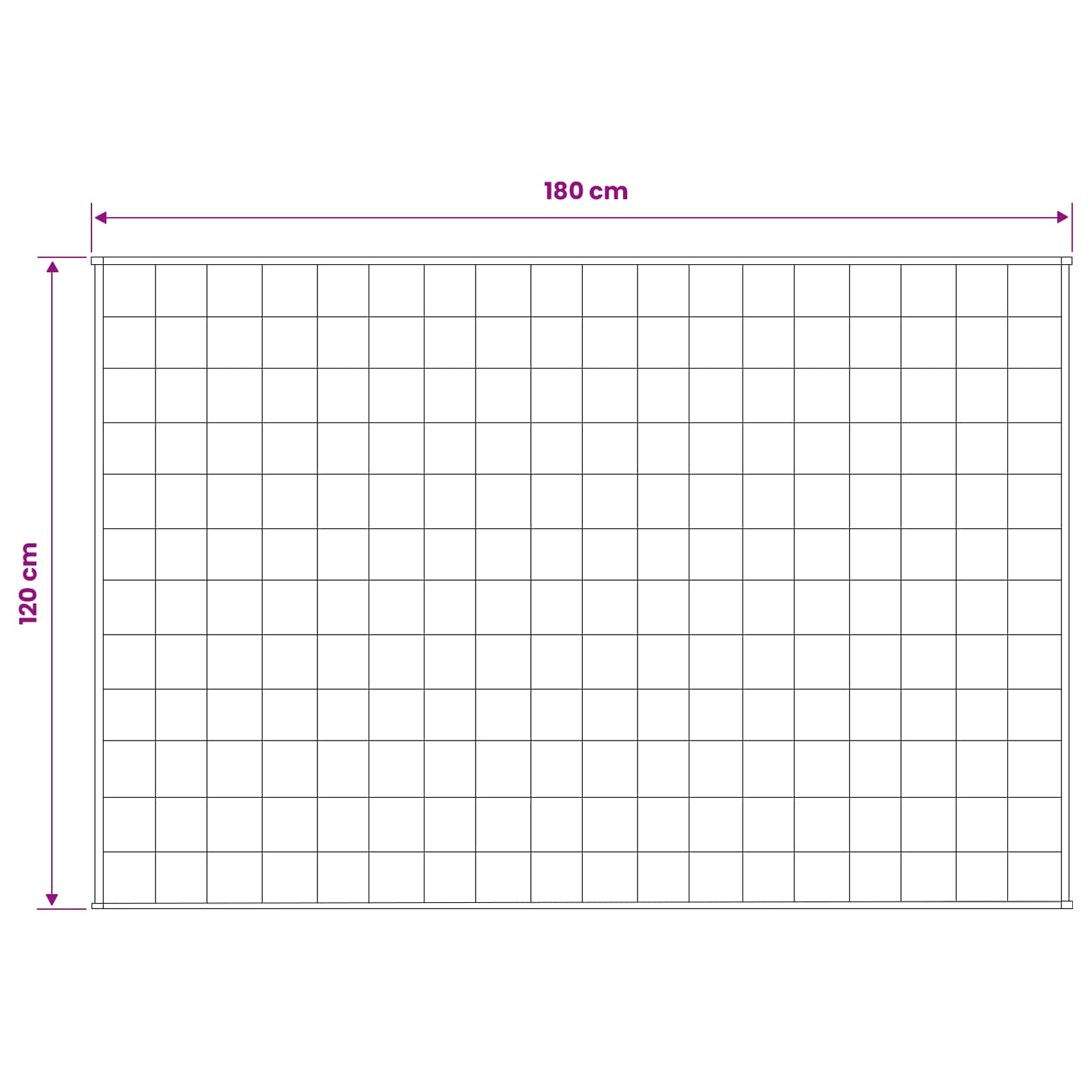 vidaXL Kołdra obciążeniowa Biały 120 x 180 cm 5 kg 100% Bawełna 205T