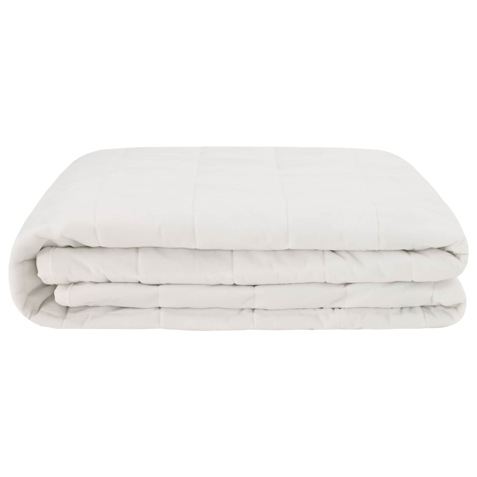 vidaXL Kołdra obciążeniowa Biały 220 x 260 cm 11 kg 100% Bawełna 205T
