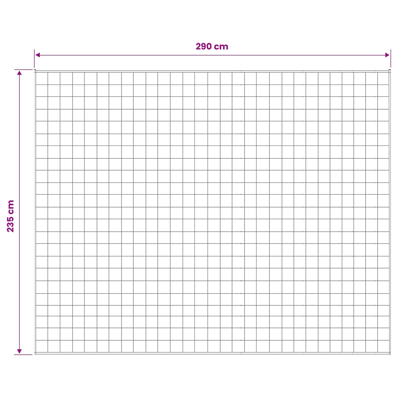 vidaXL Kołdra obciążeniowa Biały 235 x 290 cm 11 kg 100% Bawełna 205T