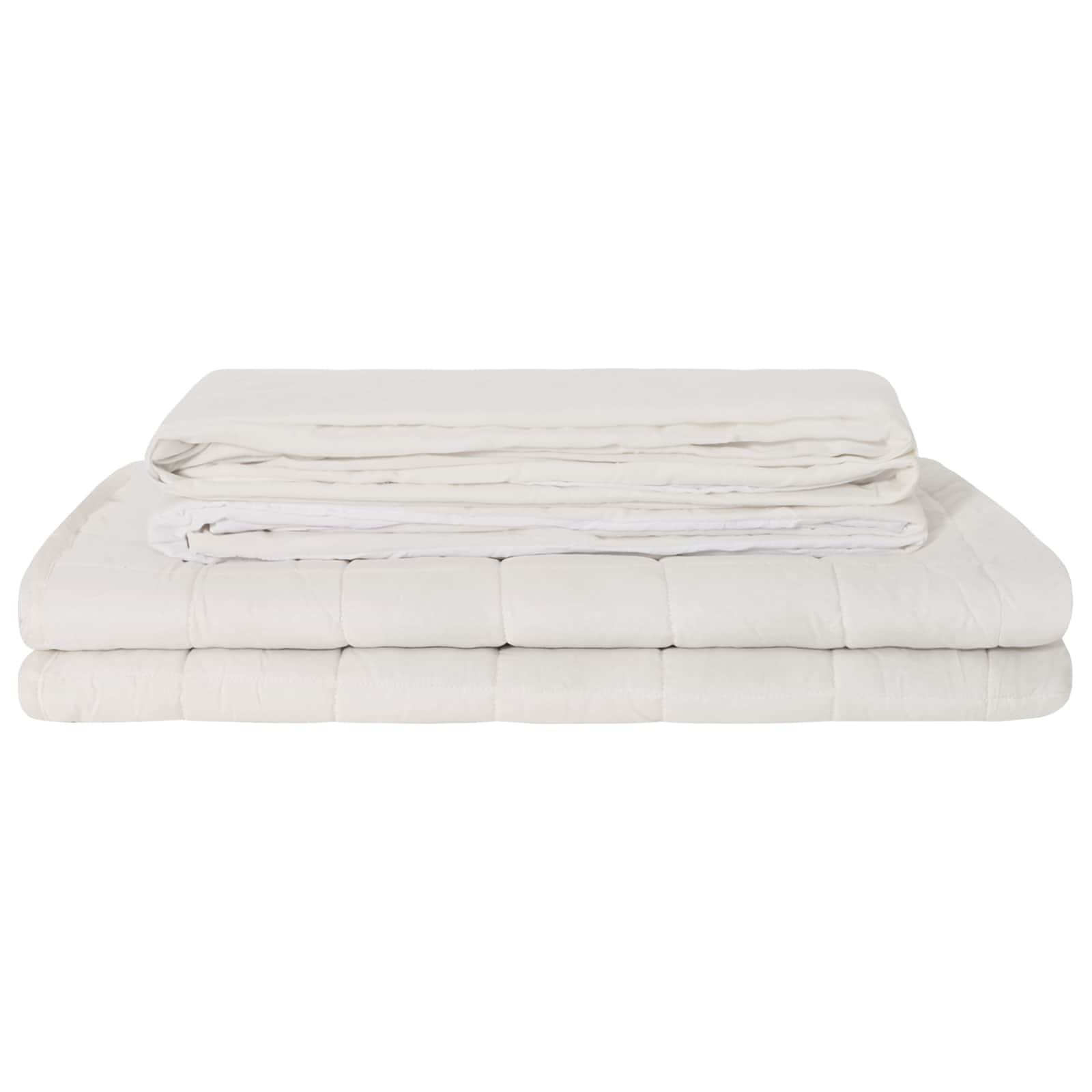 vidaXL Kołdra obciążeniowa Biały 200 x 200 cm 9 kg 100% Bawełna 205T