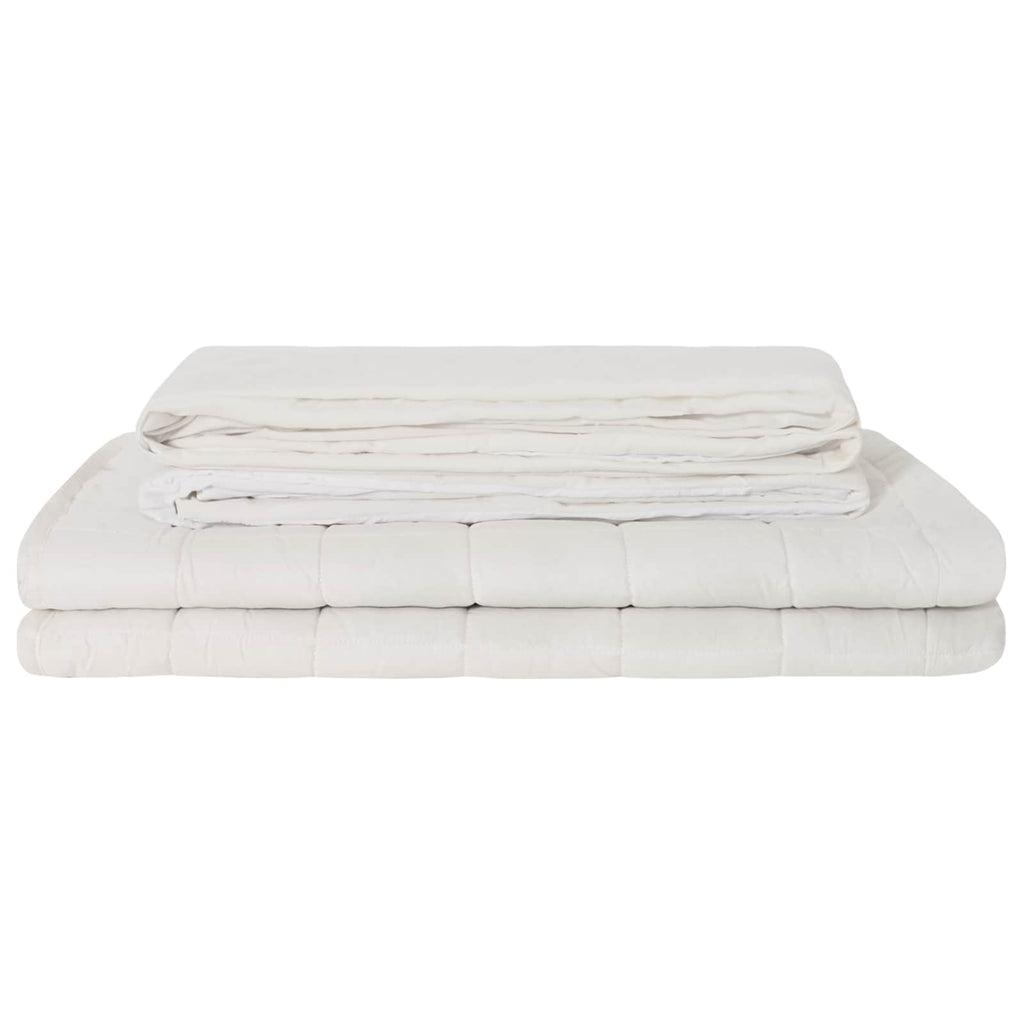 vidaXL Kołdra obciążeniowa Biały 200 x 225 cm 13 kg 100% Bawełna 205T