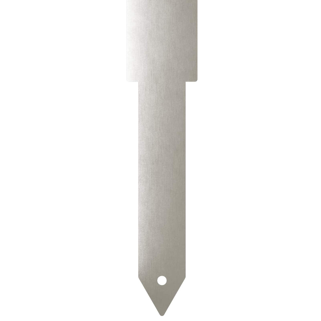vidaXL St stake ogrodowy 3 szt. 41 x 10 x 0,08 cm Stal nierdzewna