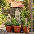 vidaXL St stake ogrodowy 3 szt. 41 x 10 x 0,08 cm Stal nierdzewna