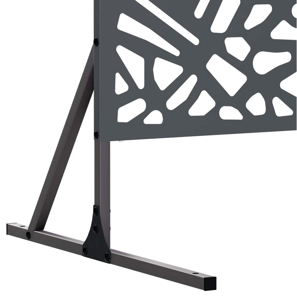 vidaXL Ekran prywatności 100 x 50 x 180 cm Stal antracytowy