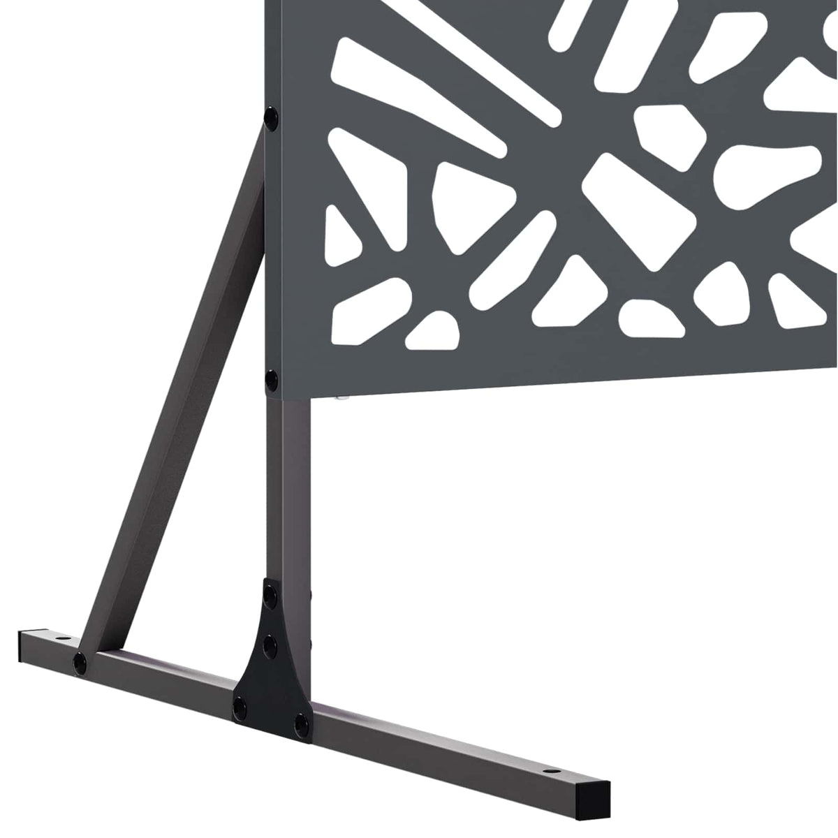 vidaXL Ekran prywatności 100 x 50 x 180 cm Stal antracytowy